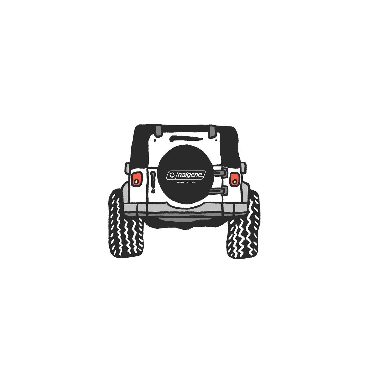 Four Wheeling Sticker